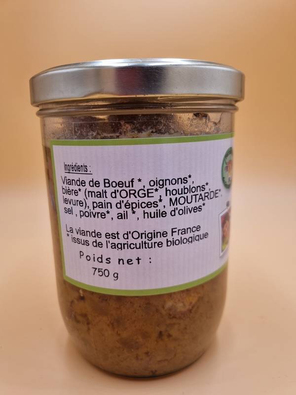 Carbonnade de bœuf bio Aubrac – Image 2